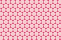 Seamless pattern of pink color cubes. Illustration design