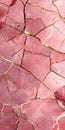 Pink Crackled Marble Seamless Pattern Royalty Free Stock Photo