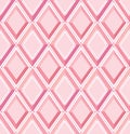 Seamless pattern: pink diamonds