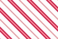 Seamless pattern. Pink-red Stripes on white background. Striped diagonal pattern For printing on fabric, paper, wrapping Royalty Free Stock Photo