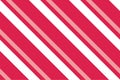 Seamless pattern. Pink-red Stripes on white background. Striped diagonal pattern For printing on fabric, paper, wrapping Royalty Free Stock Photo