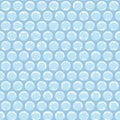 Seamless pattern with plastic bubbles, packaging bubble wrap. Colored background. Royalty Free Stock Photo