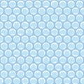 Seamless pattern with plastic bubbles, packaging bubble wrap. Colored background. Royalty Free Stock Photo
