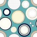 Seamless pattern with plates