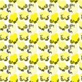 Seamless pattern pollution sorm clouds