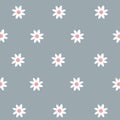 Seamless pattern pretty pastel tone flower Royalty Free Stock Photo