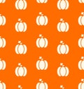 Seamless Pattern Pumpkin Royalty Free Stock Photo