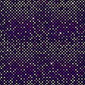 Seamless pattern with purple glitter ellements