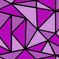 Seamless pattern with purple triangle