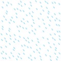 Seamless pattern with rain drops. Water drops isolated on white Royalty Free Stock Photo