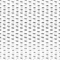 Seamless pattern of Random black dashes and dots. Hand-drawn collection. Vector illustration.