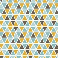 Seamless pattern with random triangles. Scandinavian style.