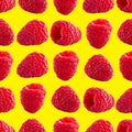 Seamless pattern with raspberry. Berries abstract background. Raspberry pattern for package design Royalty Free Stock Photo