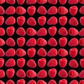 Seamless pattern with raspberry. Berries abstract background. Raspberry pattern for package design Royalty Free Stock Photo