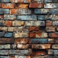 seamless pattern realistic bricks background Royalty Free Stock Photo