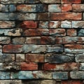 seamless pattern realistic bricks background Royalty Free Stock Photo