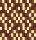 Seamless Pattern. Realistic Chocolate Bar Pieces. Milk, Dark, Wh