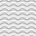 Seamless pattern. Regular abstract grid texture. Linear background with wavy lines. Royalty Free Stock Photo