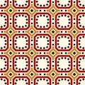 Seamless pattern with repeated geometric figures. Ornamental abstract background. Gems motif.