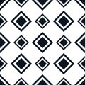 Seamless pattern with rhombus - abstract geometric square background Royalty Free Stock Photo