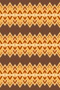 Seamless pattern of rhombuses in native american style. Royalty Free Stock Photo