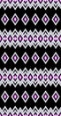 Seamless pattern of rhombuses in native american style.