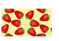 Seamless pattern with ripe, bright, juicy, colorful, large strawberries.