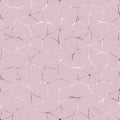 Seamless pattern. Rose gold background. Pink glam marble. Repeating bling patern. Elegant lattice printing. Repetition glitter bac