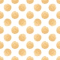 Seamless pattern with round pancake