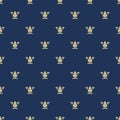 Seamless pattern with royal lily texture