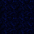 Seamless pattern of Russian national ornament on black background. Royalty Free Stock Photo
