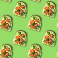 Seamless pattern of sandwich