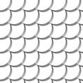 Seamless pattern with scales