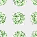 Seamless pattern scarab beetle egypt Royalty Free Stock Photo