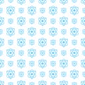 Seamless pattern science and technology vector background