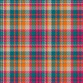 Seamless pattern of scottish tartan plaid. Repeatable background with check fabric texture. Vector backdrop striped textile print Royalty Free Stock Photo