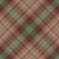 Seamless pattern of scottish tartan plaid. Repeatable background with check fabric texture. Vector backdrop striped textile print Royalty Free Stock Photo