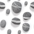 Seamless pattern sea stones pebbles beach Royalty Free Stock Photo