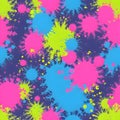Seamless pattern, Seamless pattern Watercolor Neon Brights Royalty Free Stock Photo