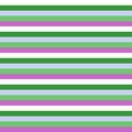 Seamless pattern of the series in five bands of different colors from dark green and pale green to purple