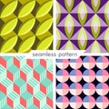 Seamless pattern set5 Royalty Free Stock Photo