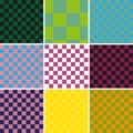 Seamless pattern set Tartan plaid, Scottish pattern in black,green,blue,pink,purple,yellow,orange, cage,Traditional Scottish multi