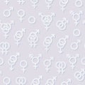 Seamless pattern with sexuality symbols Royalty Free Stock Photo