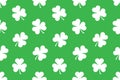 Seamless pattern with Shamrocks