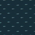 Seamless pattern shark on black background. Texture of marine fish for any purpose Royalty Free Stock Photo