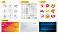 Vitamin e, Pay money and Tips icons. Certificate, Engineer and Algorithm signs. Vector