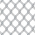Seamless pattern with silver mesh netting. Vector colored background. Royalty Free Stock Photo