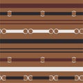 Seamless pattern silver metal belt horizontal stripe vintage mood in vector Trendy and unique design for fashion, fabric, web,