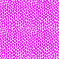 Seamless pattern skin snake, crocodile, lizard, alligator, reptile. Reptilian scales. Monochrome pink magenta spots