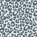 Seamless pattern skin of a snow leopard